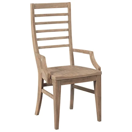 Canton Ladderback Dining Arm Chair